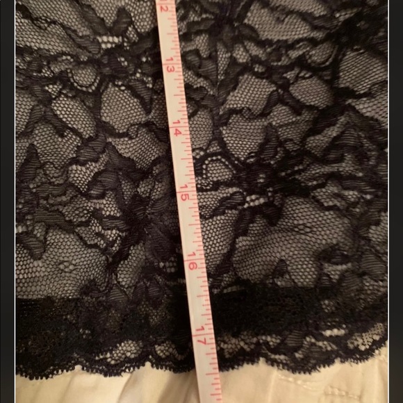 Limited Black Lace Top With Silver Lining M - Picture 7 of 11